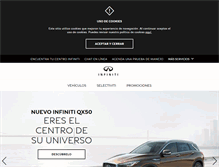 Tablet Screenshot of infiniti.mx