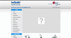 Desktop Screenshot of infiniti.com.au