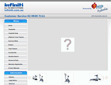 Tablet Screenshot of infiniti.com.au