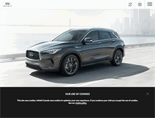 Tablet Screenshot of infiniti.ca